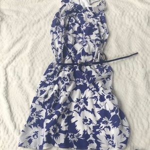 Pink Owl Purple Floral Dress